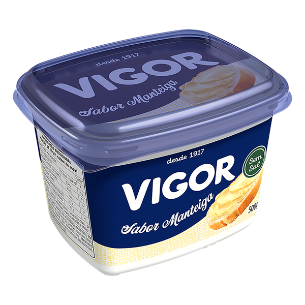 Margarina Vigor 80% Sem Sal 500g