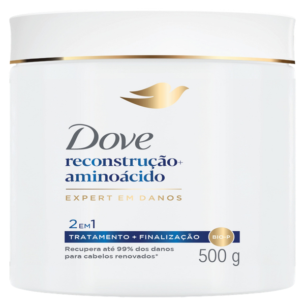 Máscara com Dove Reconstrução Querat 2EM1 500g