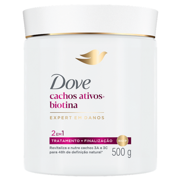 Máscara Dove 2EM1 Cachos Biotina 500g