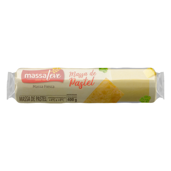 Massa para Pastel Massa Leve Rolo 400g