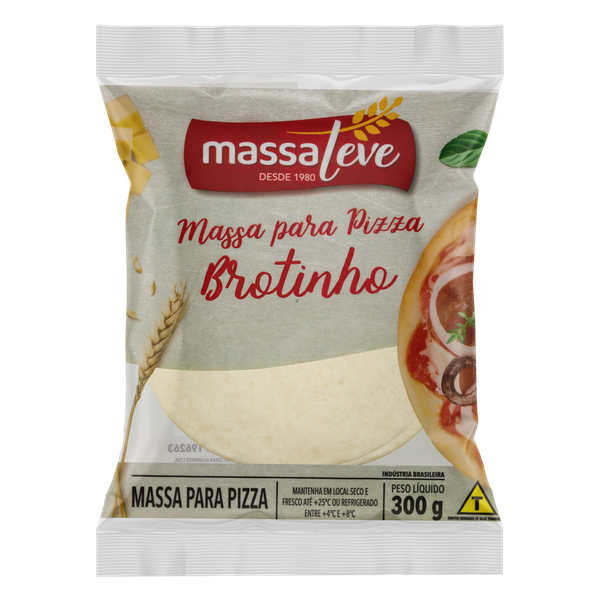 Massa para Pizza Massa Leve Brotinho 300g