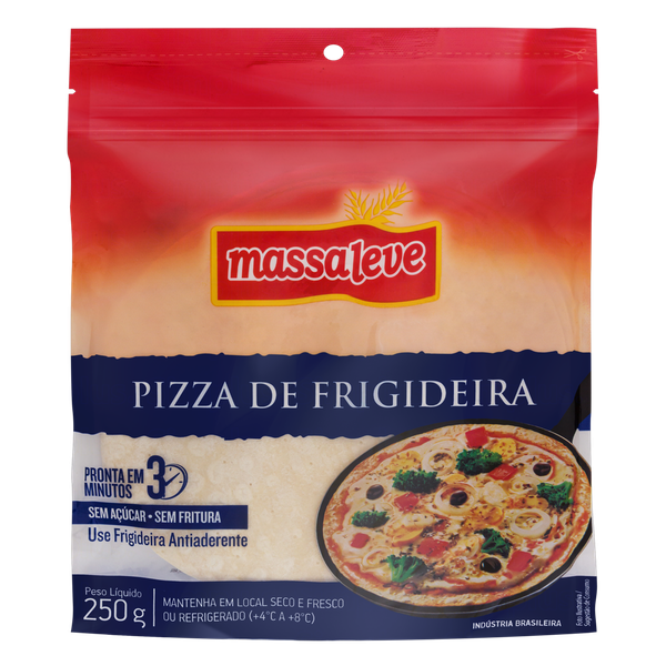 Massa para Pizza Massa Leve Frigid 10 Unidades 250g