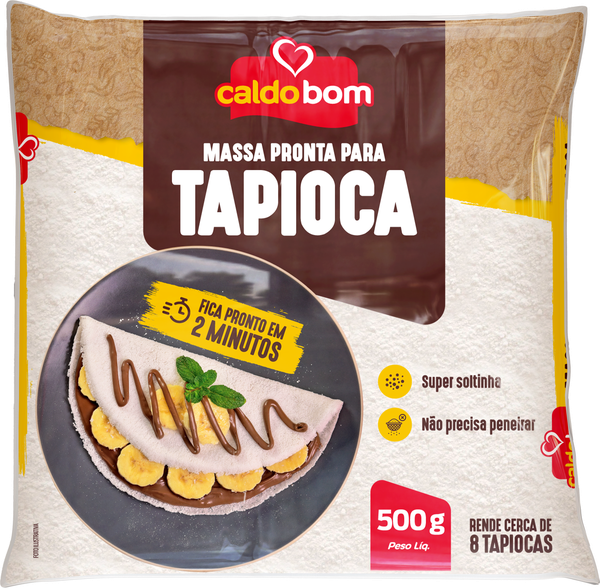 Massa Pronta Tapióca Caldo Bom 500g