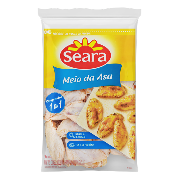 Meio da Asa Seara IQF 1kg