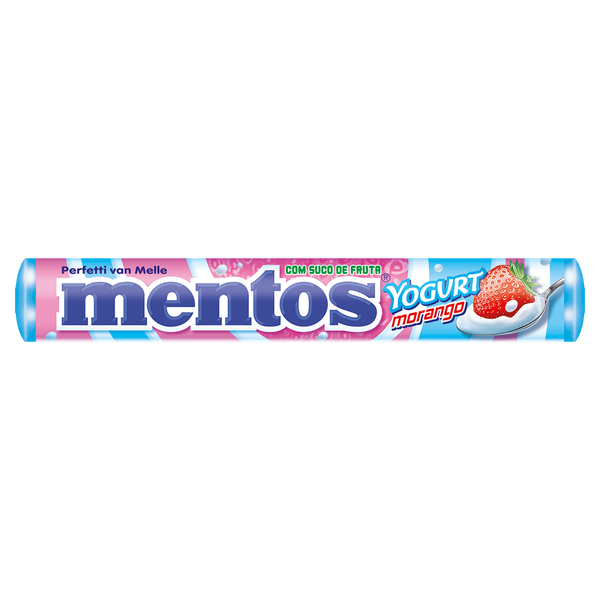 Drops Mentos Stick Morango e Iogurte 37,5g