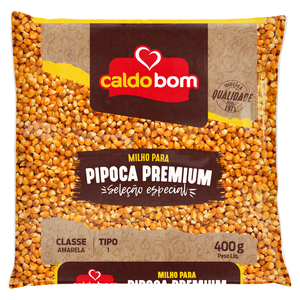Milho para Pipoca Caldo Bom 400g