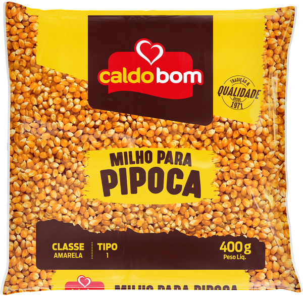 Milho para Pipoca Caldo Bom 400g