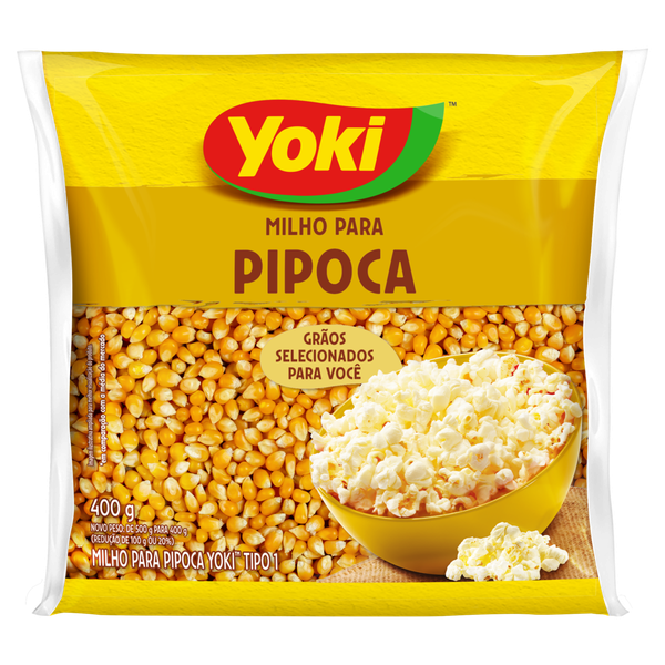 Milho para Pipoca Yoki Tradicional 400g