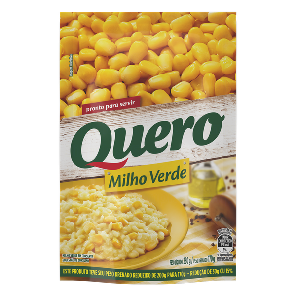 Milho Verde Quero Sachê 170g