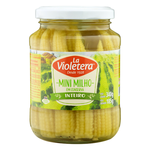 Mini Milho La Violetera Inteiro 185g