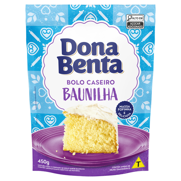 Mistura para Bolo Dona Benta Baunilha 450g