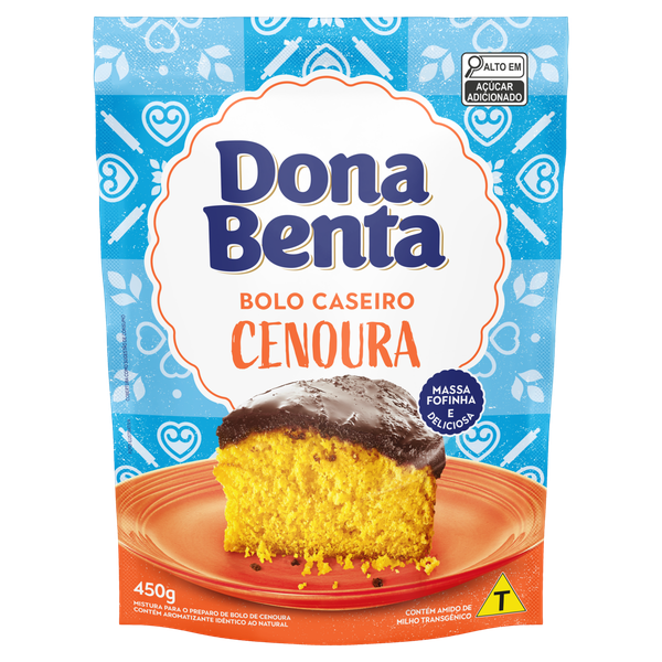Mistura para Bolo Dona Benta Cenoura 450g
