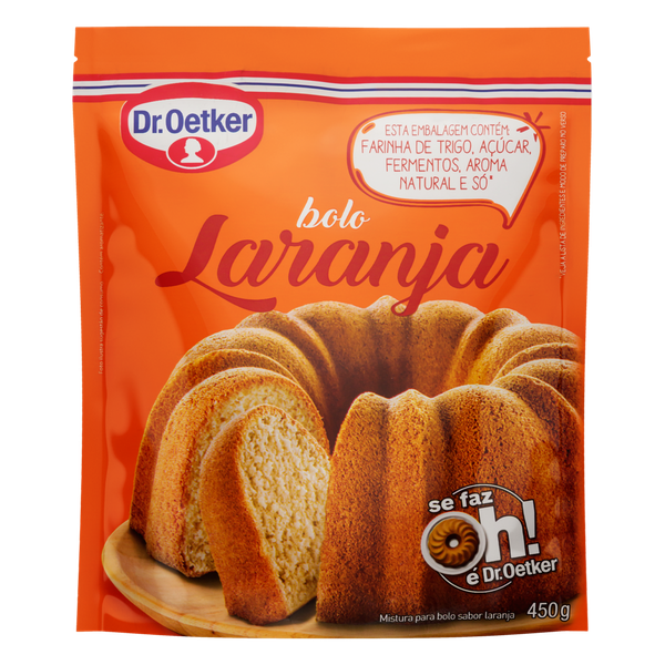 Mistura para Bolo Dr. Oetker Laranja 400g