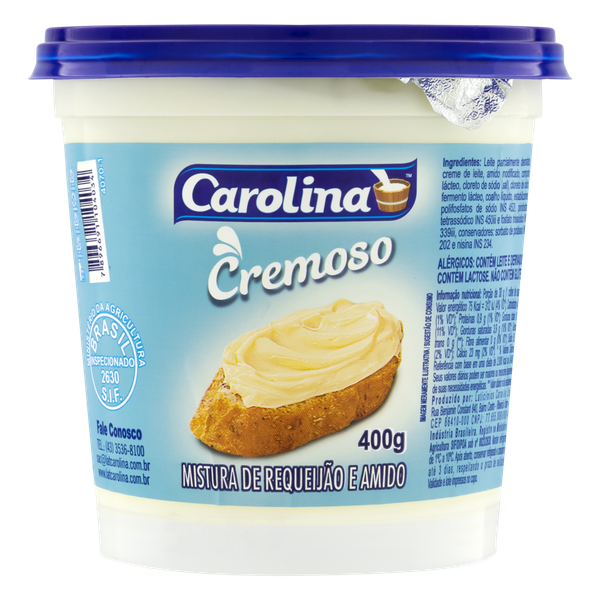 Mistura Requeijão com Amido Carolina 400g