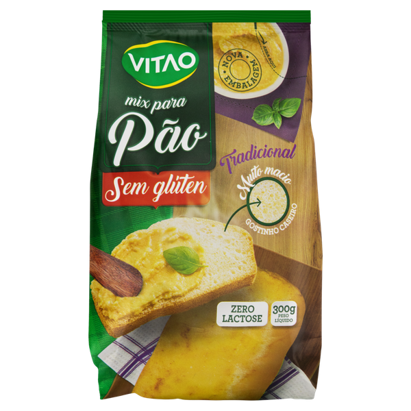 Mix Pão Vitão sem Glúten Tradicional 300g
