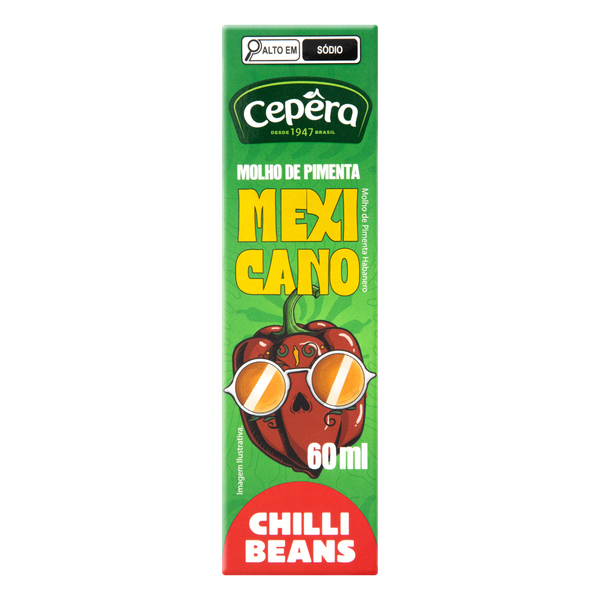 Molho de Pimenta Cepêra Mexicano 60ml