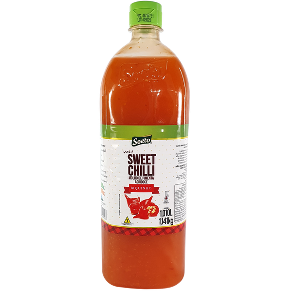 Molho de Pimenta Soeto 1,01l chilli Pimenta Biquinho