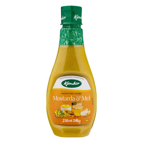 Molho De Salada Kenko Mostarda E Mel 236ml