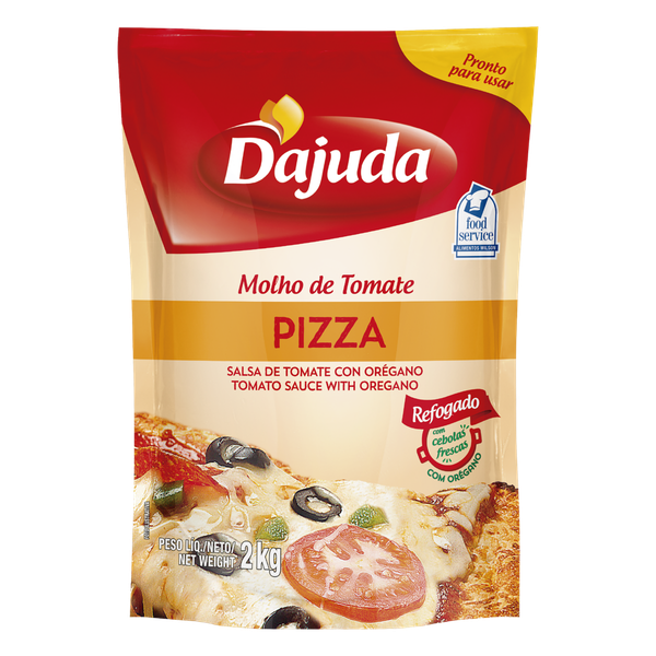 Molho de Tomate D'Ajuda Sachê Pizza 2kg