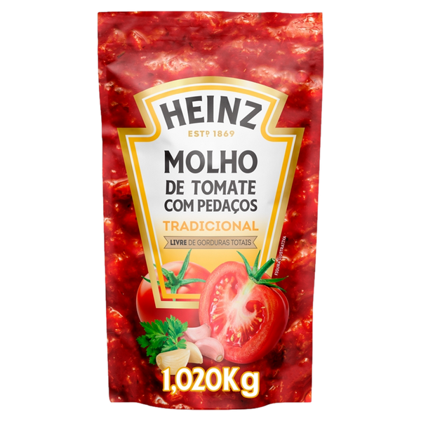 Molho de Tomate Heinz Pedaços 1,02kg