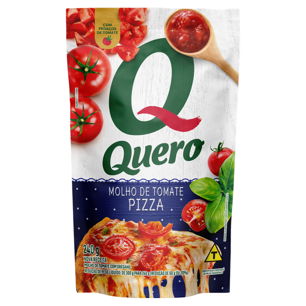 Molho de Tomate Pizza Quero Sachê 240g