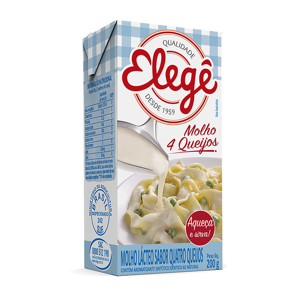 Molho Elege 4 Queijos 200g