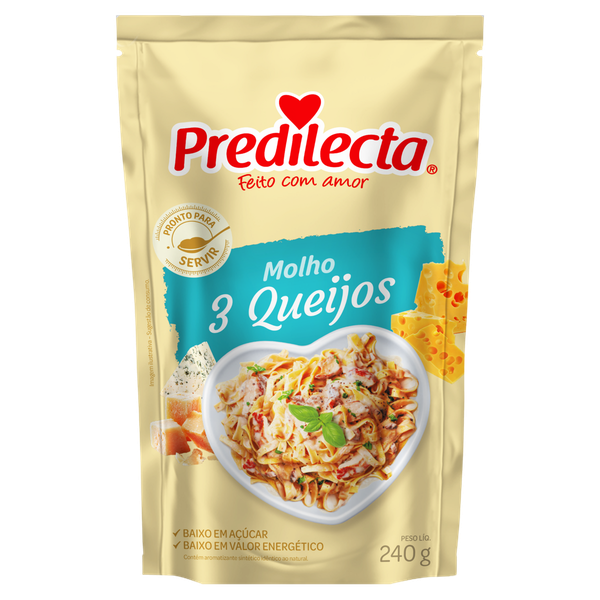 Molho Três Queijos Predilecta 240g