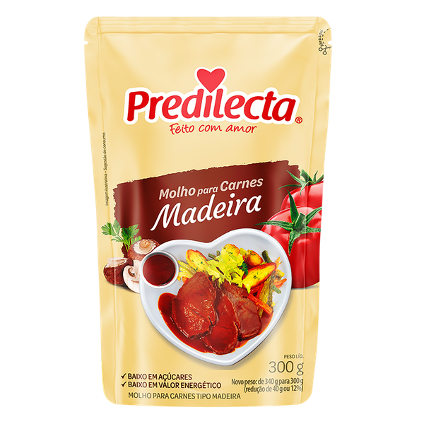 Molho Predilecta Sachê Madeira 300g