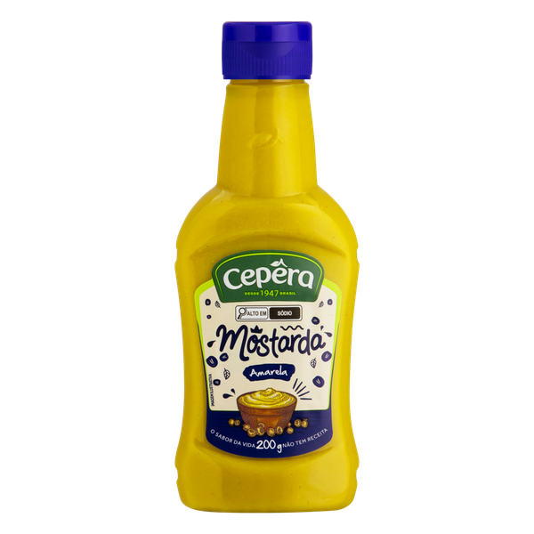 Mostarda Cepêra Amarelo 200g