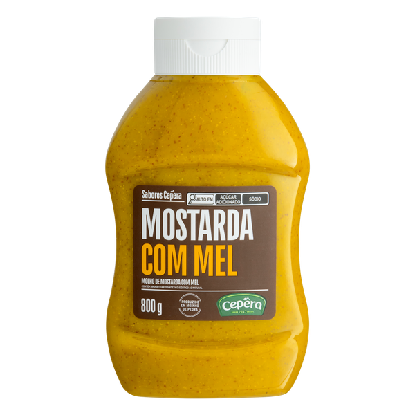Mostarda Cepêra Com Mel 800g
