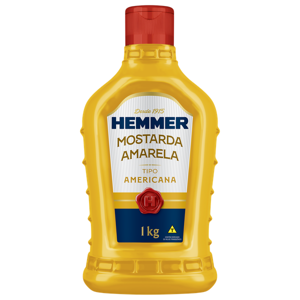 Mostarda Amarela Hemmer 1kg