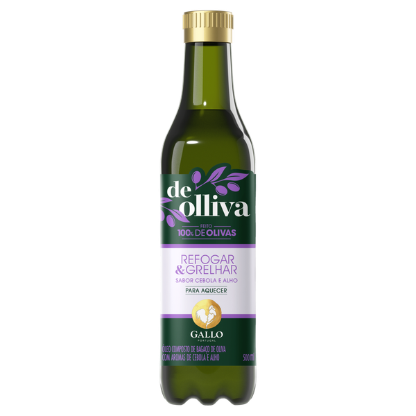 Óleo Oliva Composto Gallo Cebola Alho 500ml