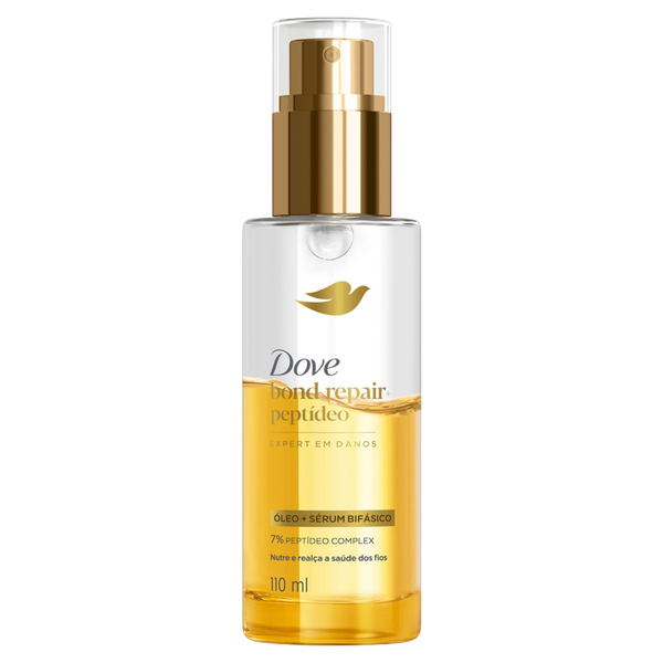 Óleo + Sérum Bifásico Finalizador Dove Bond Repair Reparação Intensa 110ml