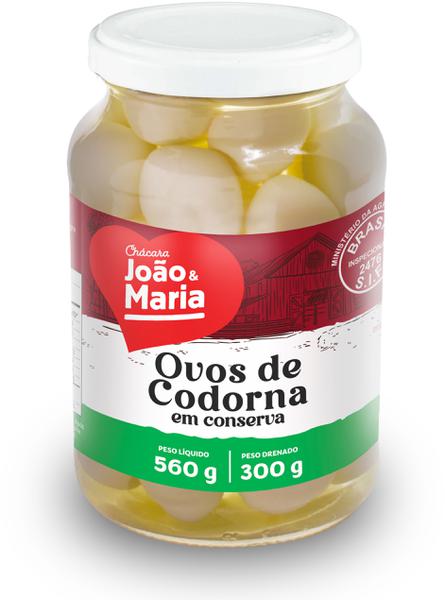 Ovo Codorna Ch Joao E Maria 300G