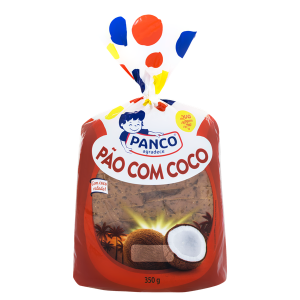Pão Panco Caseiro Coco 350g