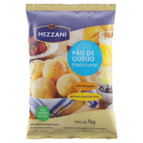 Pão de Queijo Mezzani Tradicional 1kg