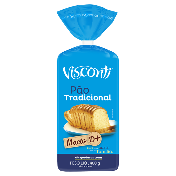 Pão Visconti Tradicional 400g
