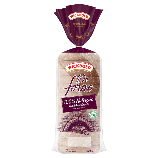 Pão de Forma Wickbold Forno Integral 500g