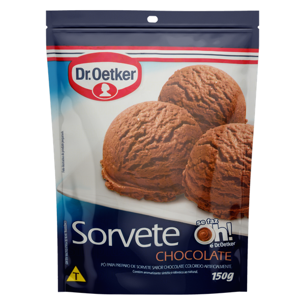 Pó para Sorvete Oetker Chocolate 150g