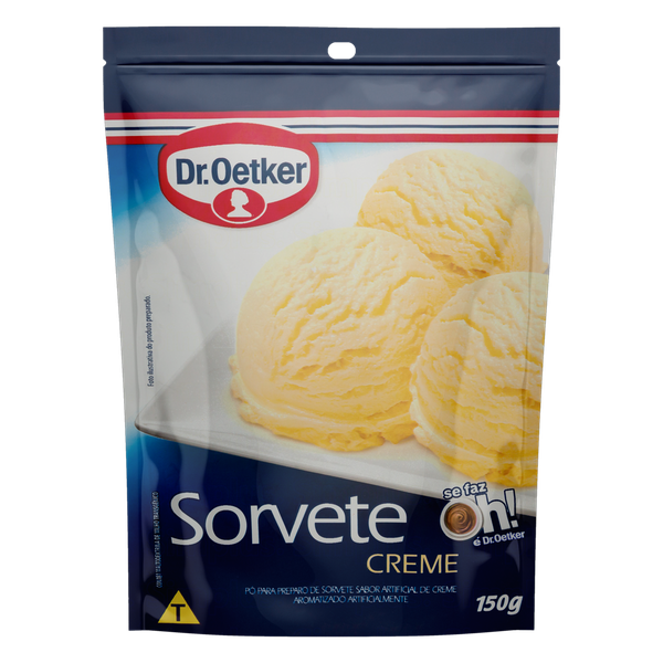 Pó para Sorvete Oetker Creme 150g
