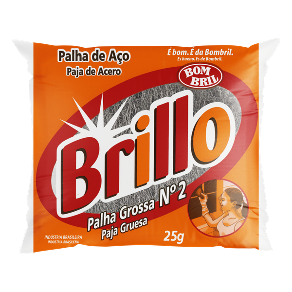 Palha Aço Brillo N2 25g