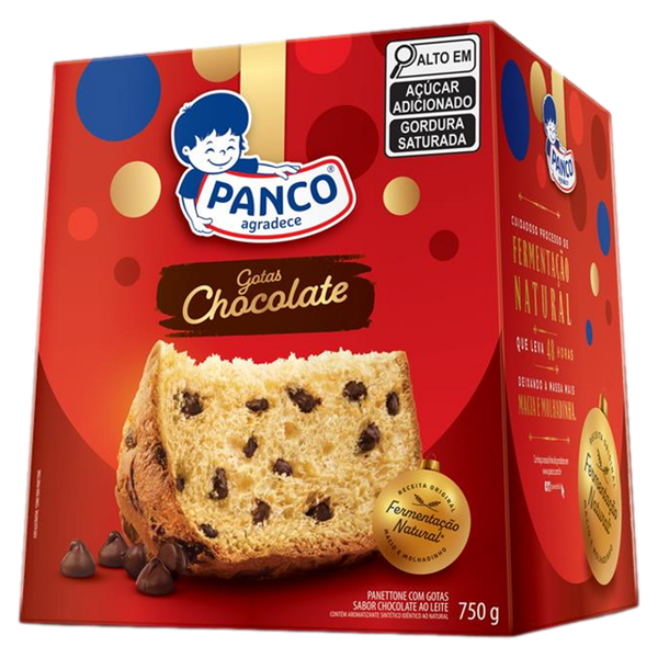 Panettone Panco Gotas Chocolate 750g