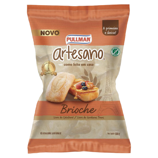 Pão Bisnaga Pullman Artesano Brioche 300g
