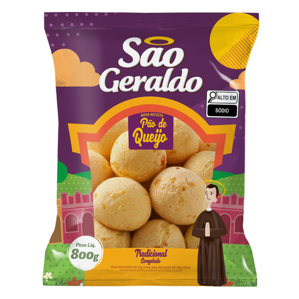 Pão de Queijo São Geraldo Tradicional 800g
