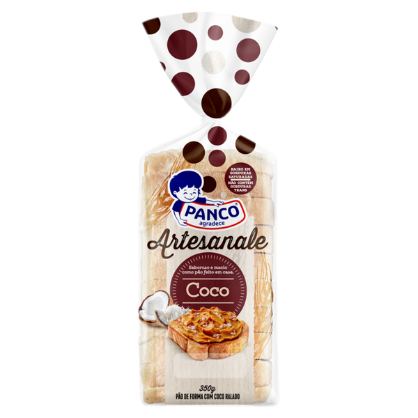 Pão Artesanale Panco Coco 350g