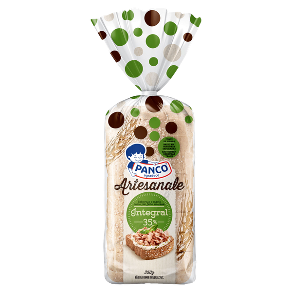 Pão Artesanale Panco Integral 350g