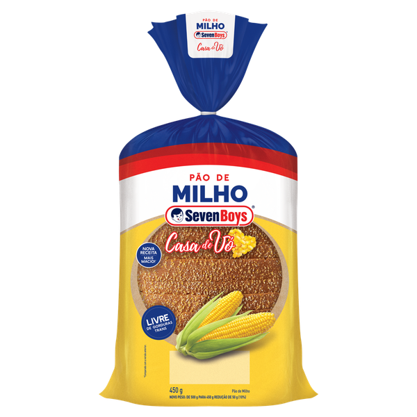 Pão Sevenboys Milho 450g