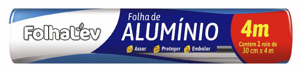Papel Aluminio Folhalev 30CMx4M