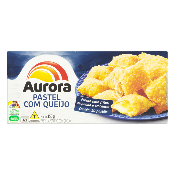 Pastel Aperitivo Aurora Queijo 350g