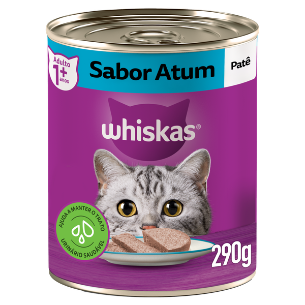 Ração Whiskas Lata Atum 290g